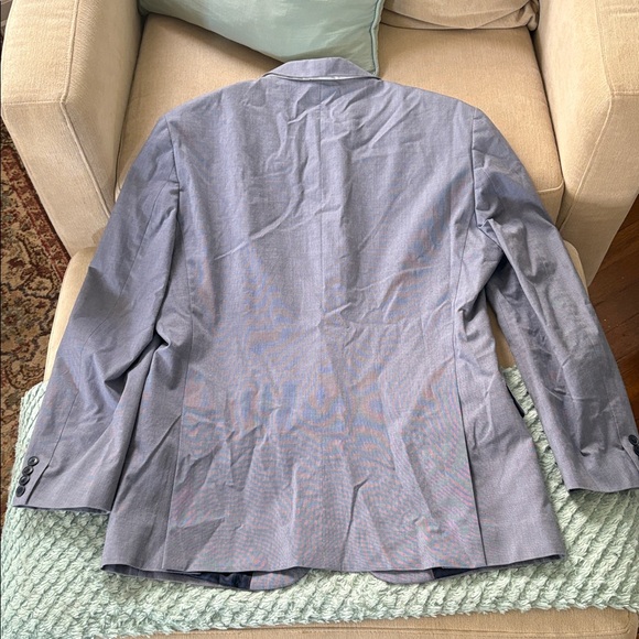 Tommy Hilfiger Light Blue Gray Men’s Blazer - Picture 4 of 12